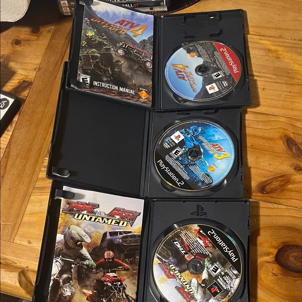 ATV PlayStation 2 Games Bundle, ATV3,ATV4,MX vs ATV Untamed